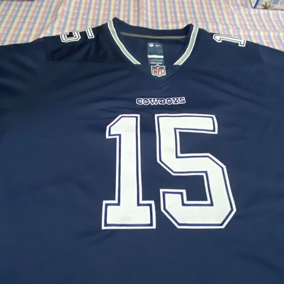 Dallas Cowboys Navy Blue Jersey Elliott No. 15 - Picture 2 of 7